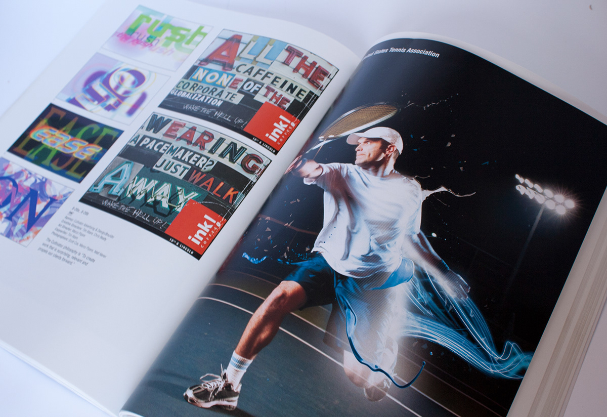 tennis USTA commercial magazine ad paint stock