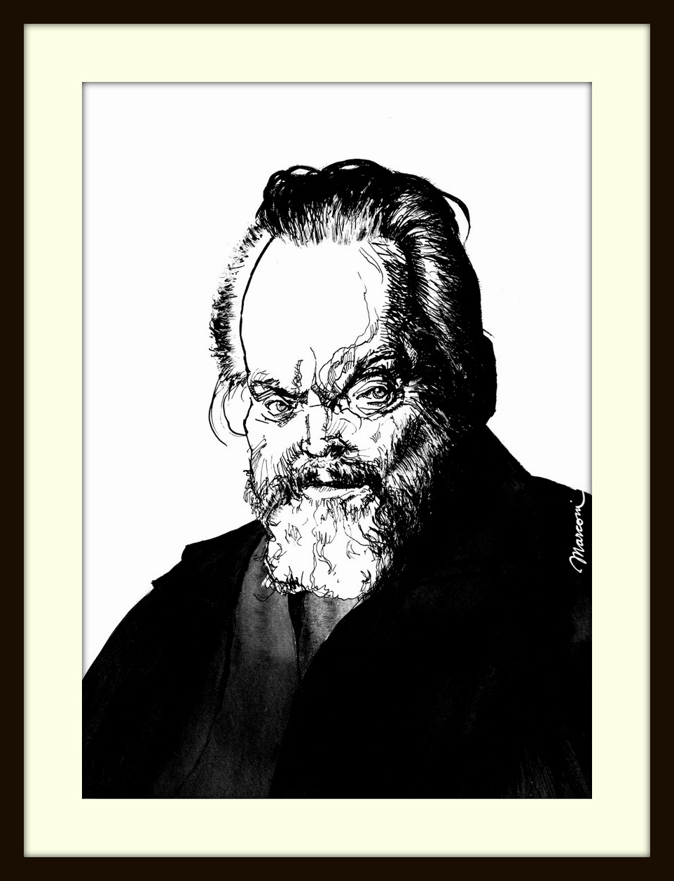 Orson Welles portrait movie directors