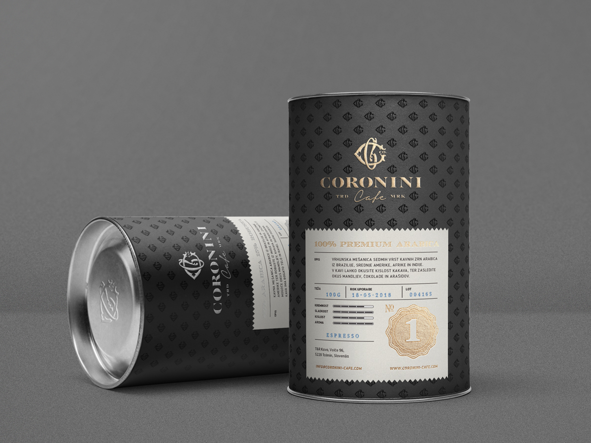 Coffee Label cafe luxury prestige gold print mock up roasters espresso premium