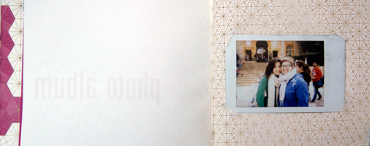 publication Photographyy traveling Beirut local maps interaction display design Polaroids