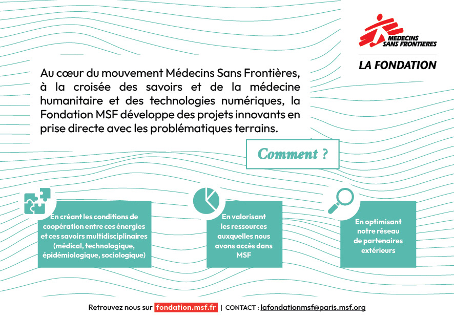 charity flyer fundraising MSF NGO non-profit Technology