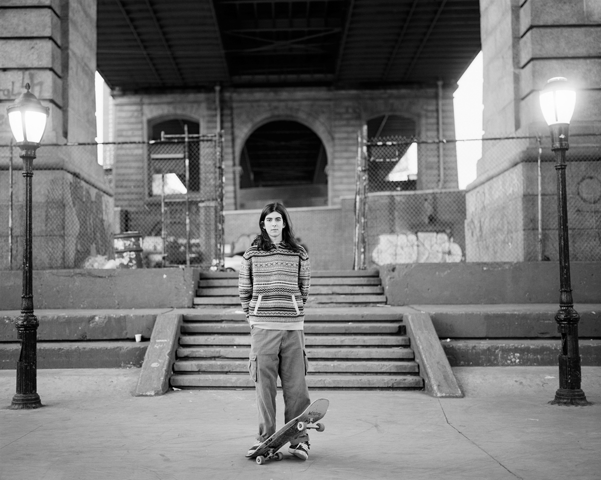 nyc skateboard skateboarding new york city Skating Lower East Side les skate park skate park Manhattan Bridge nike sb