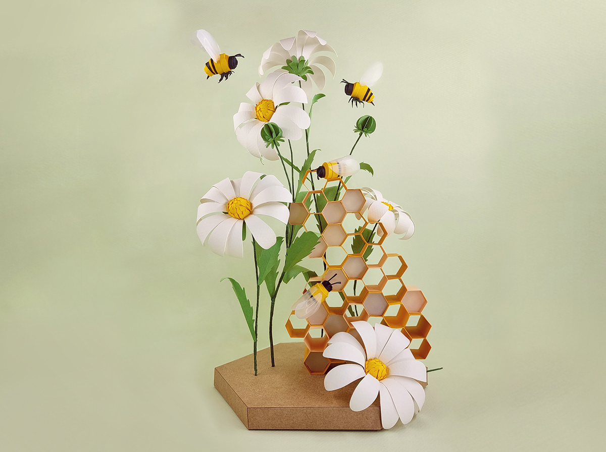 paperart handcraft #botanicalart #paperflower