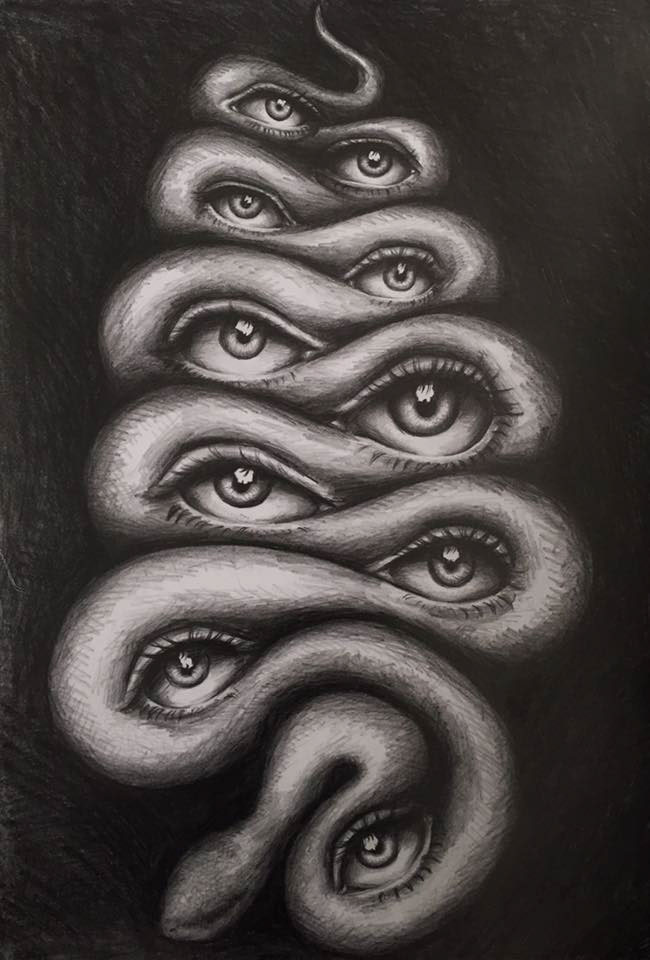 snake eyes Drawing 