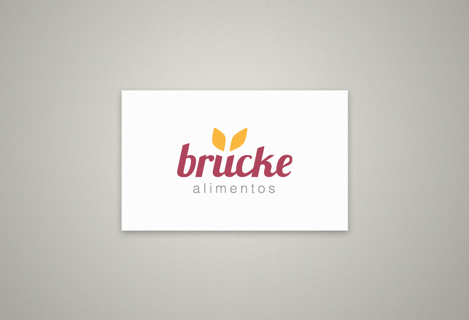 brücke Alimentos marca logo identidade visual food&beverage