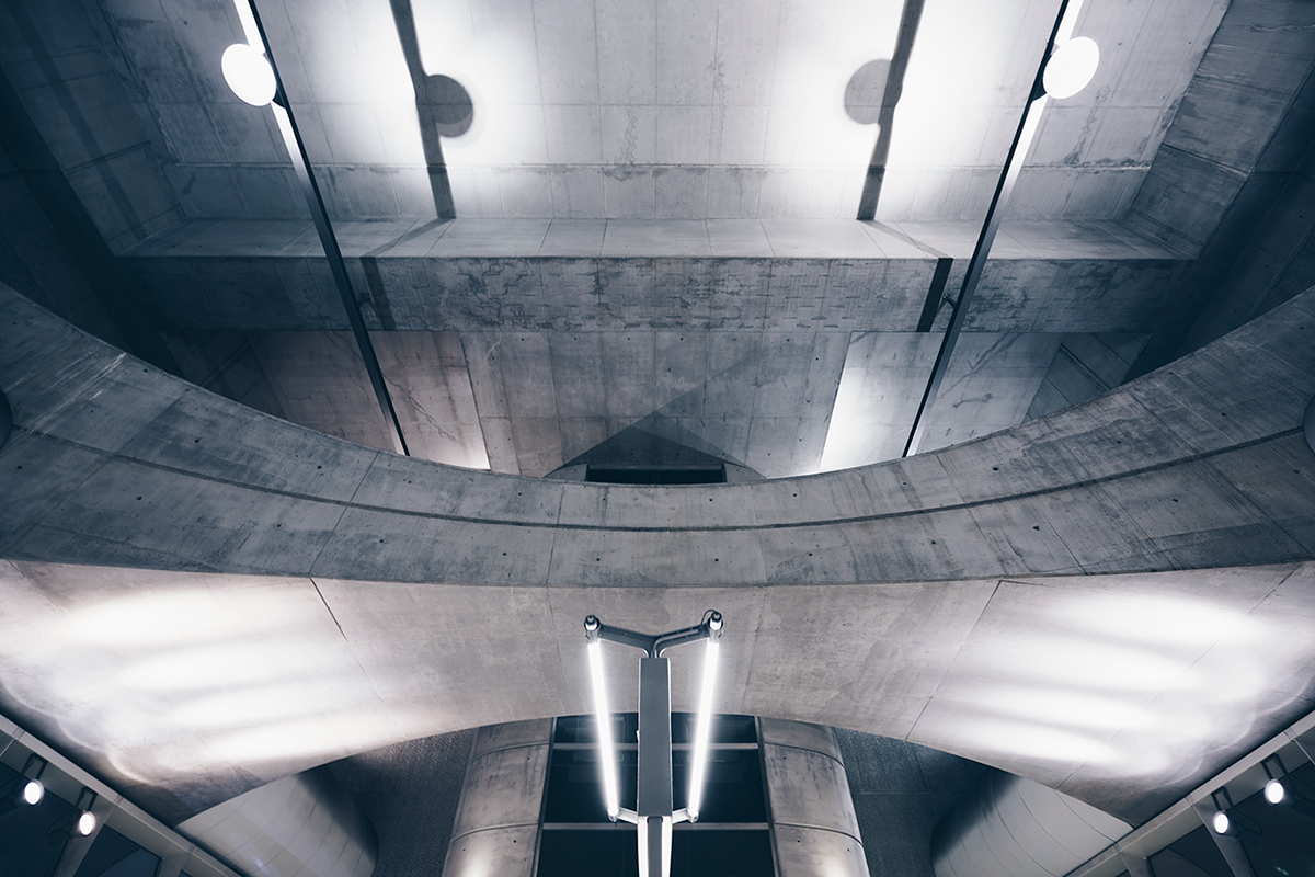 hungary budapest Urban symmetry underground subway symmetrical modern metro geometry