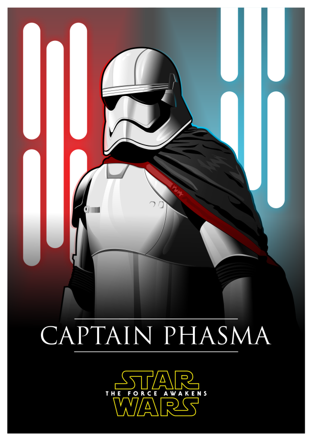 Already love Captain Phasma. 