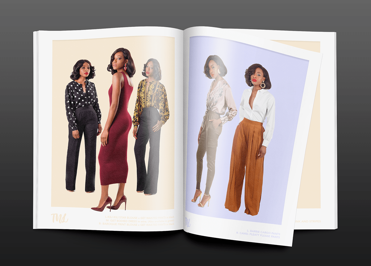 Adobe Portfolio Layout Lookbook catalog Fashion  art direction 
