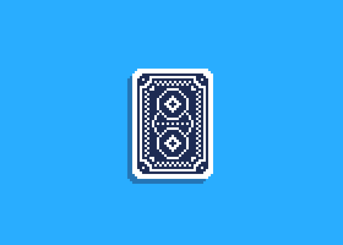 Pixel art pixel Retro 8bit pico-8 Playing Cards Kickstarter crowdfunding