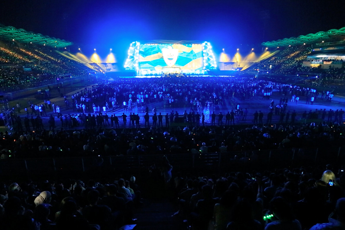 Arena Opening stadium Event anji design Stage decor декор сцена