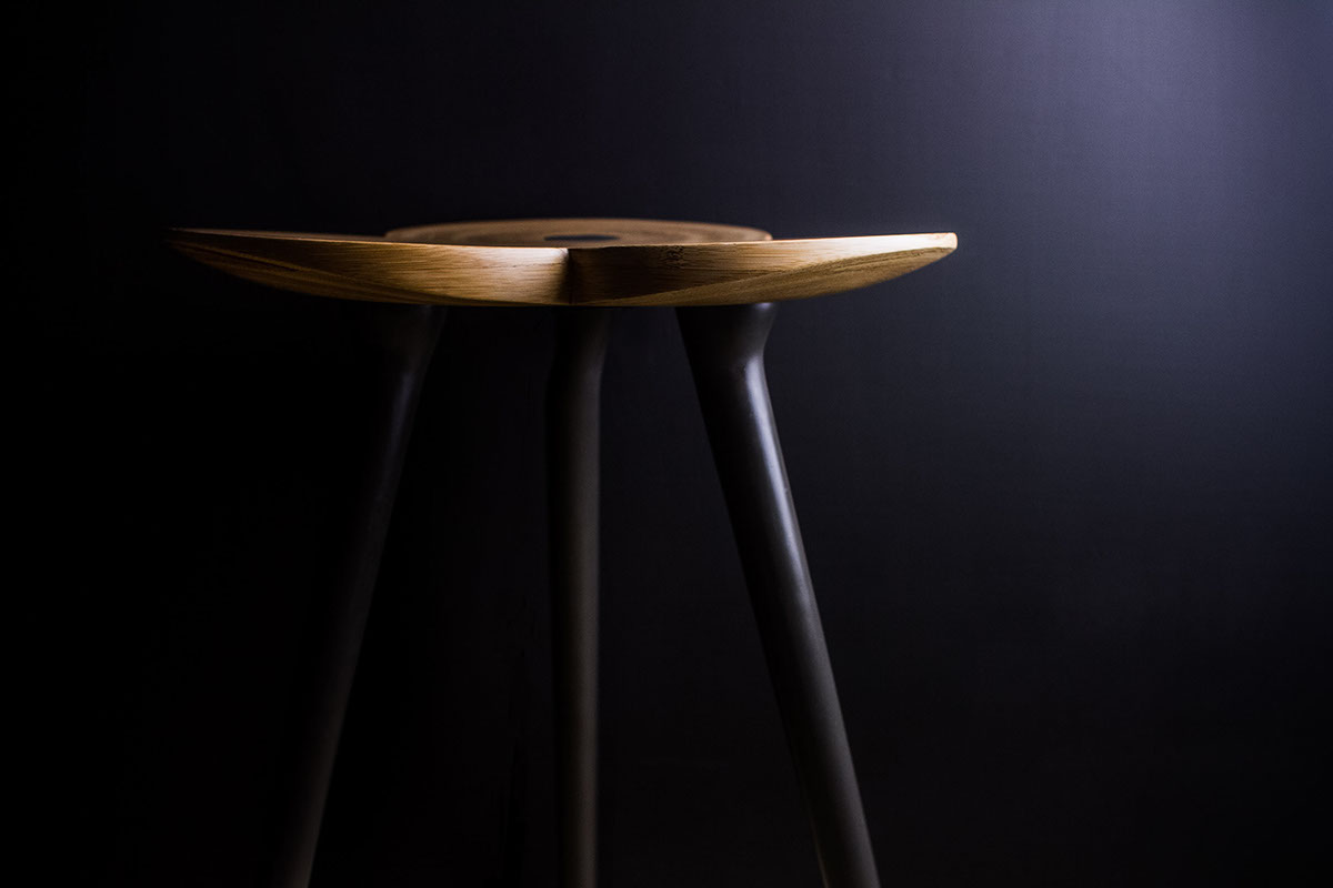 bamboo chair stool