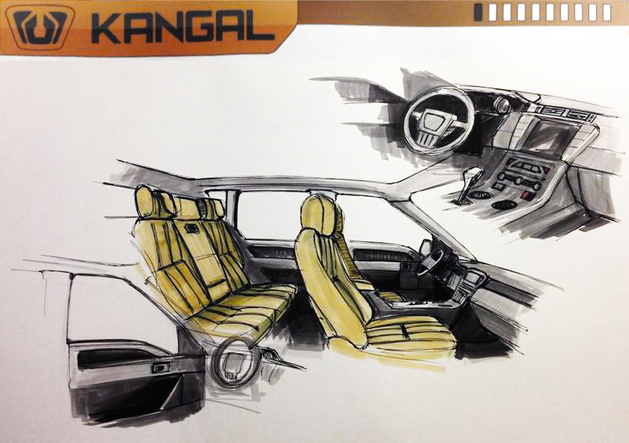Kangal automotive   car design land terrain strong