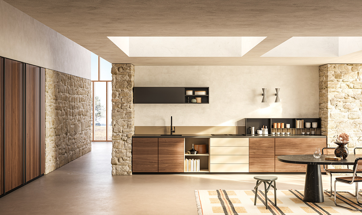 ArtDirection furnituredesign inspire interiorarchitecture interiordesign kitchen rendering setdesign styling  visualization