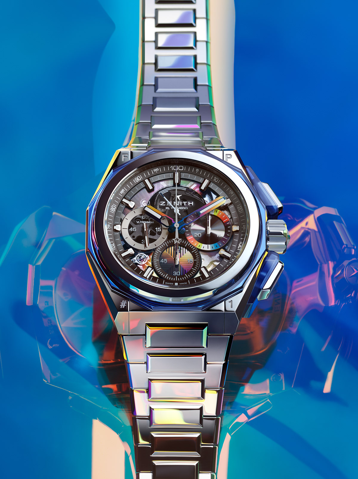 art defy design felipe pantone Pop Art rainbow watch Watches watchmaking zenith