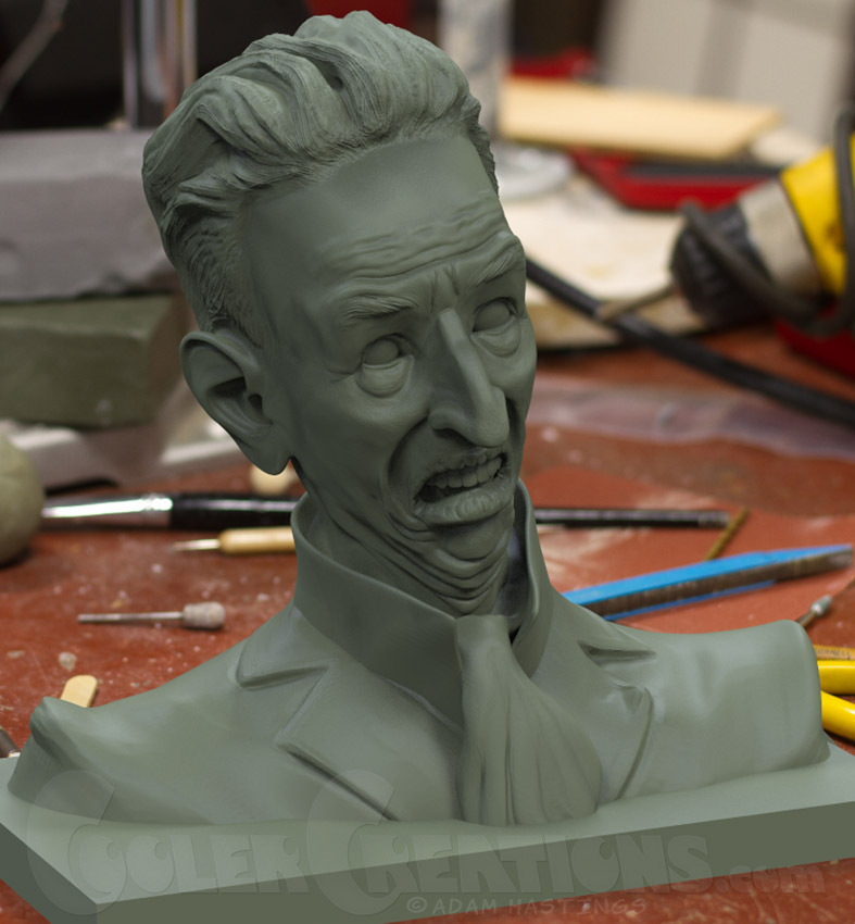 3D model sculpture clay wax Zbrush keyshot Render