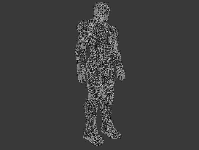 iron man Mark III 3D WORK