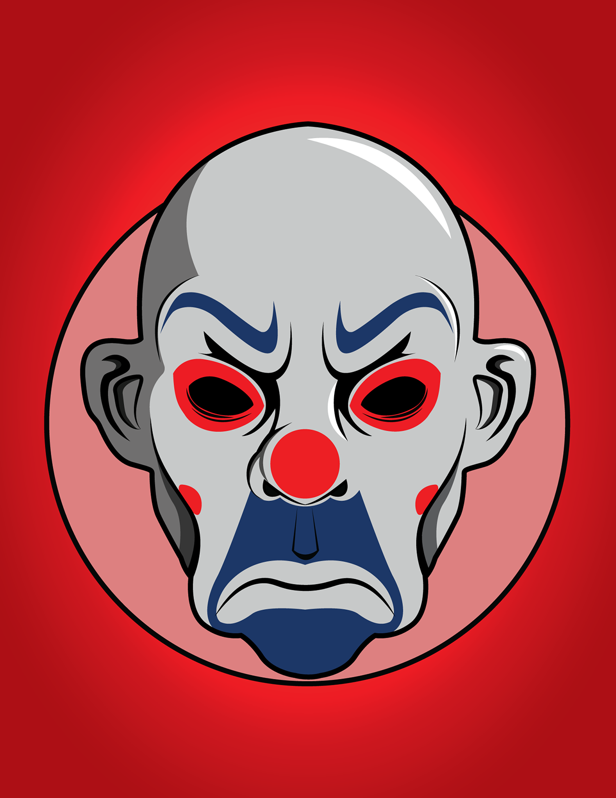 Joker Clown Mask on Behance