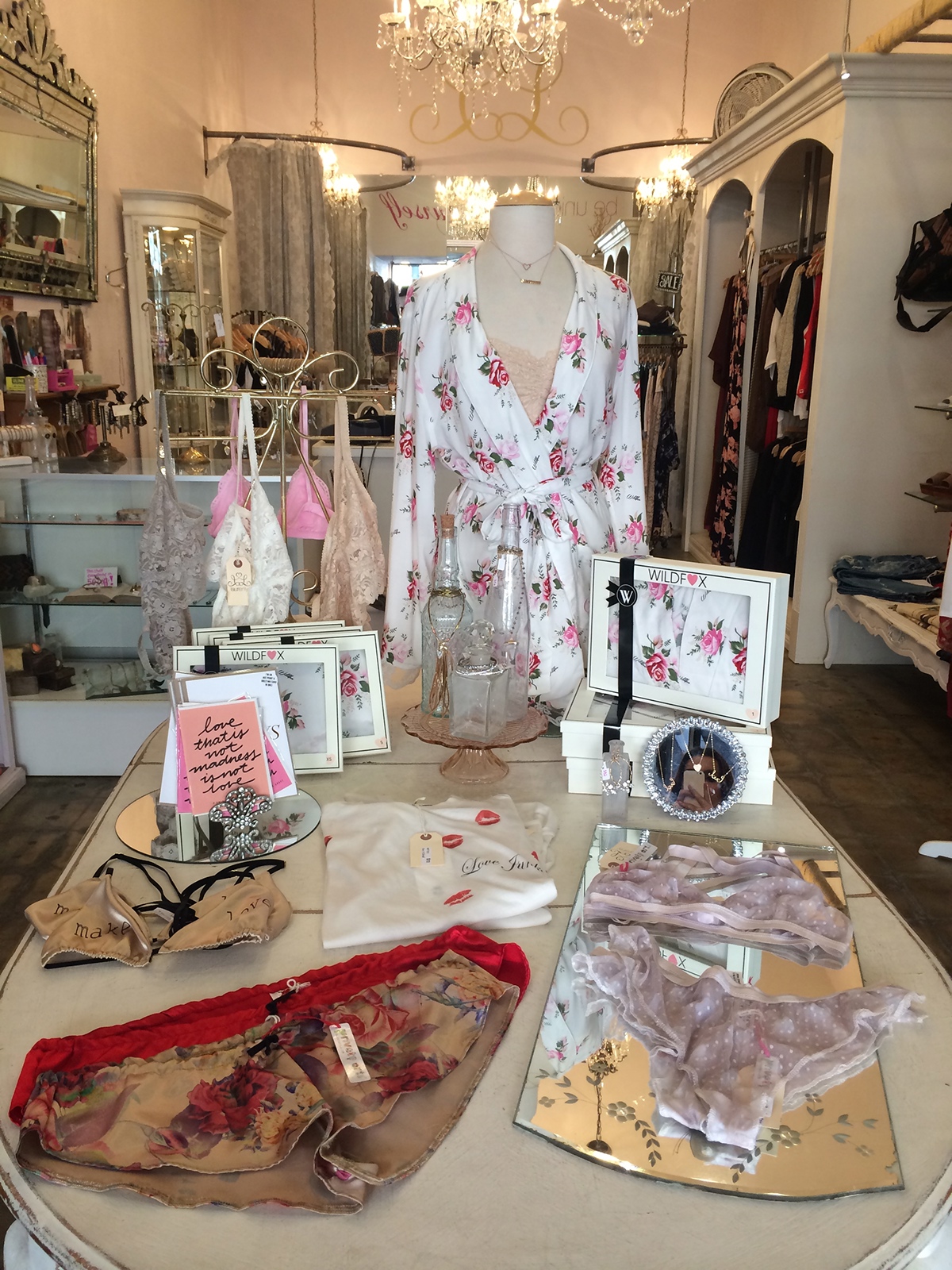 valentines Themed lingerie wildfox boutique free people