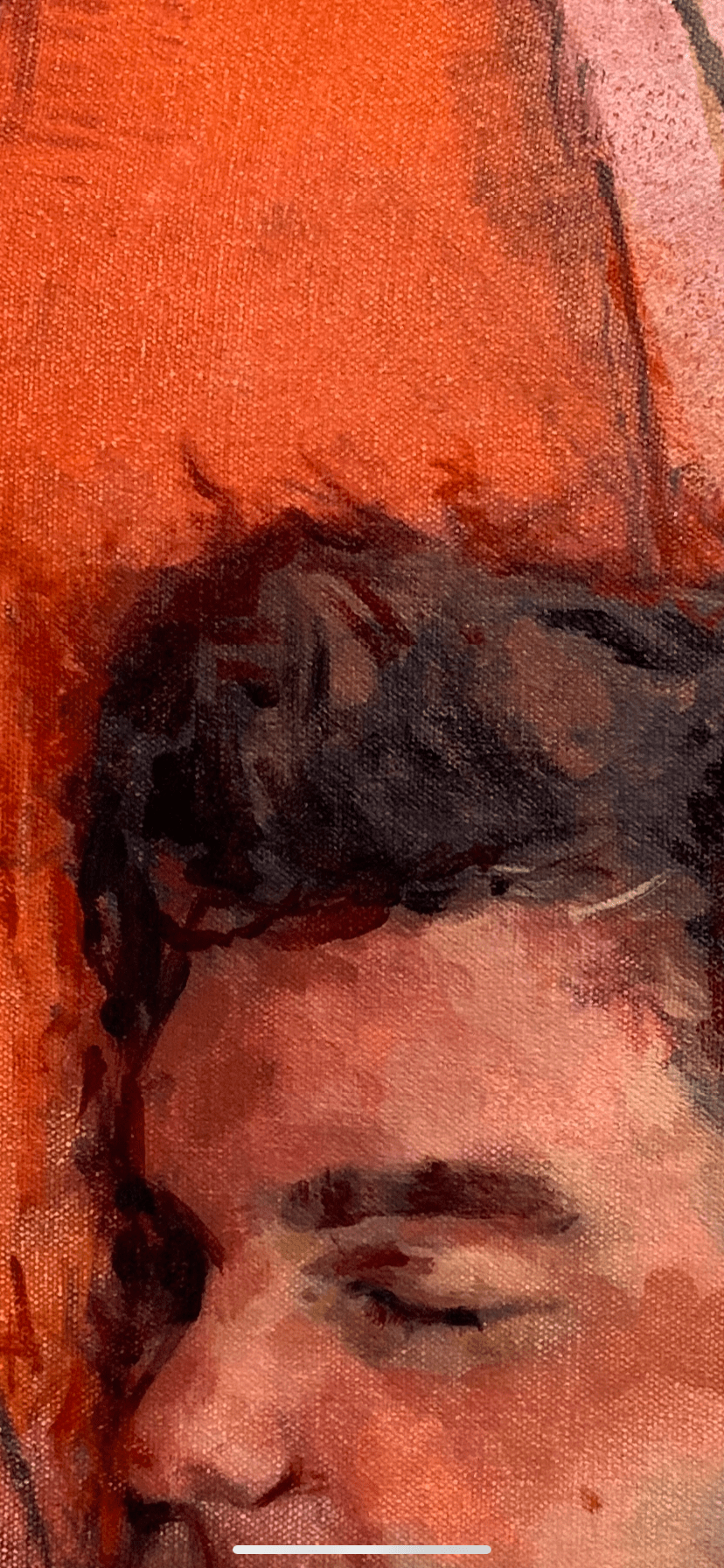 painting   oil paint portrait figurative observational risd paint sleep