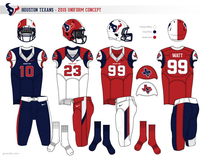 Houston Texans 2015 Uniforms Concept on Behance