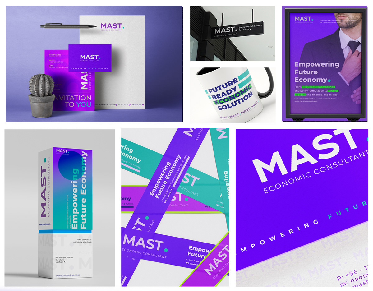 purple blue business branding  visual identity marketing   Socialmedia Advertising 