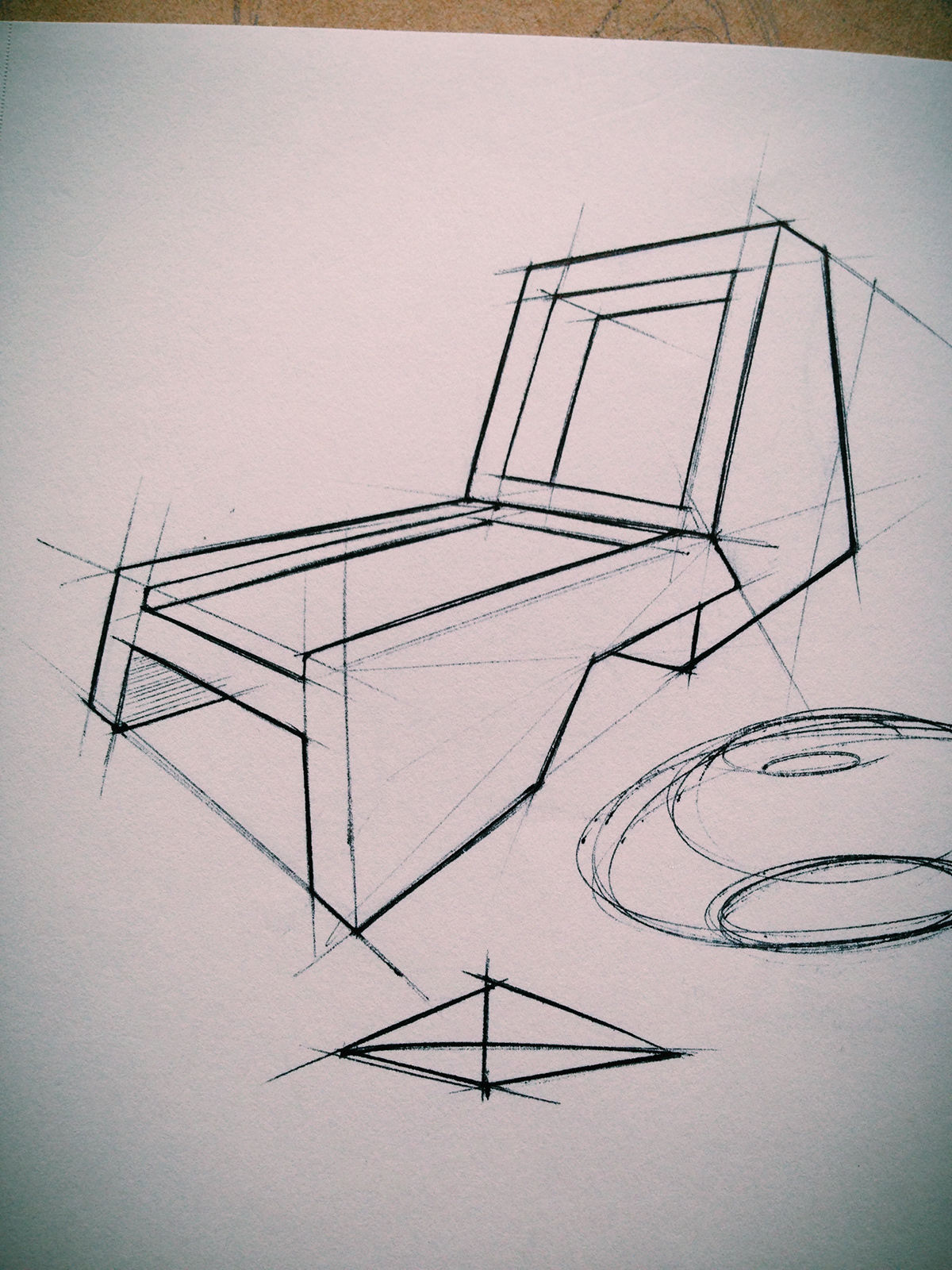 furniture armchair chair draw productdesign