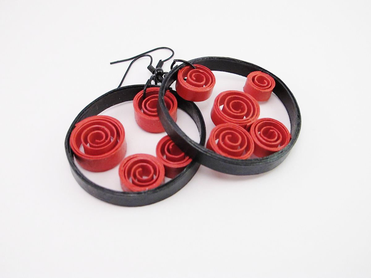paper paper art quilling jewelry