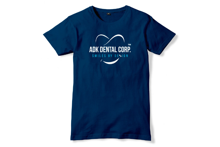ADK Dental Corp. Corporate Identity creativeart Moeez Ahmed Moeez Stationery logo
