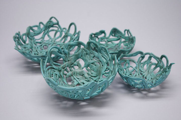 ceramics  bowls nests porcelain