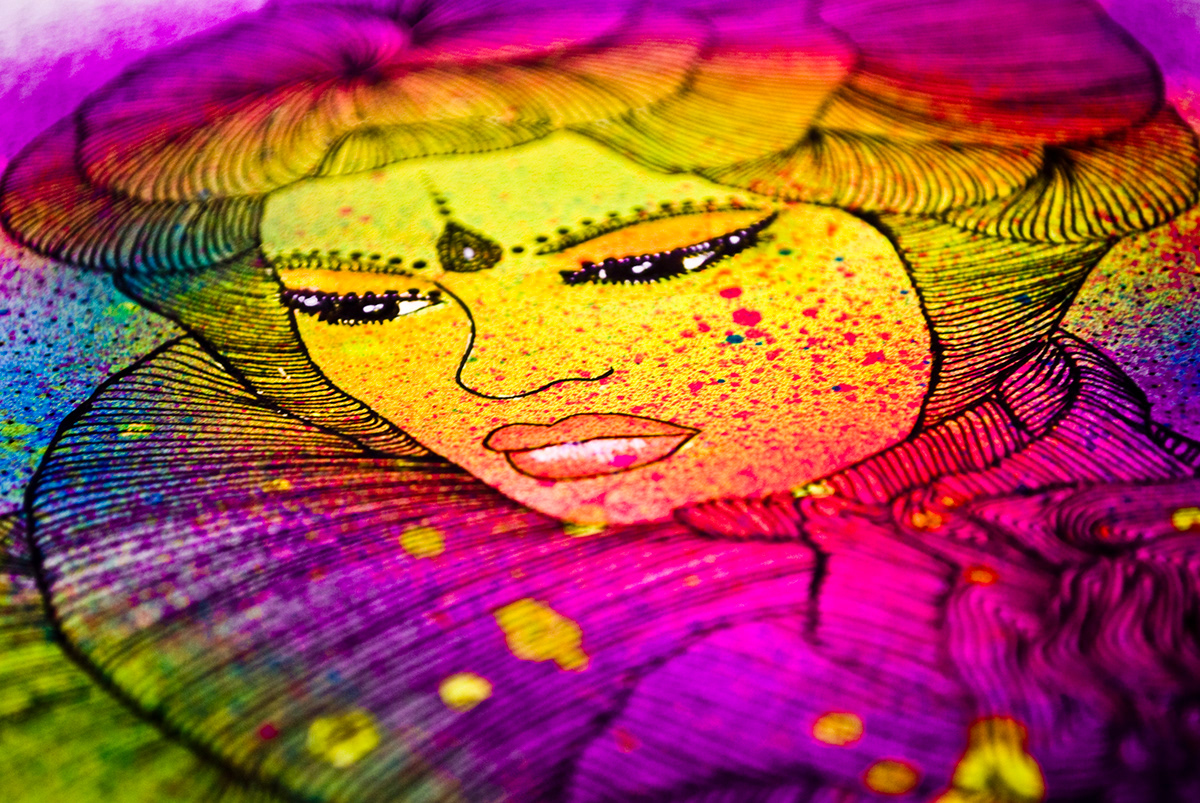 colors  rainbow  girls detail  texture 