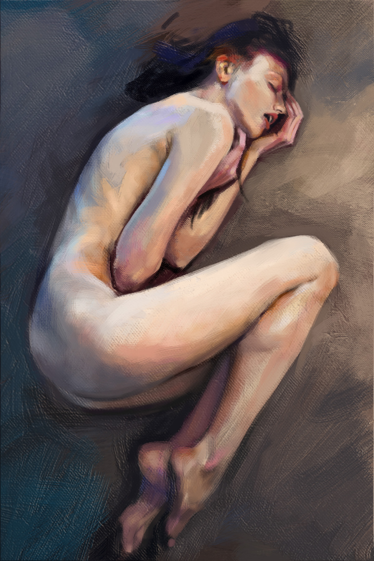 painterly nudes studies