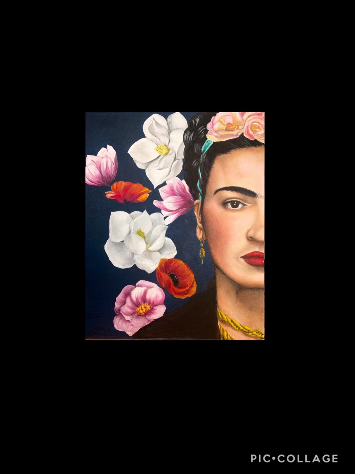painting   acrylic art Frida Kahlo canvas cuadro acrilico lienzo arte