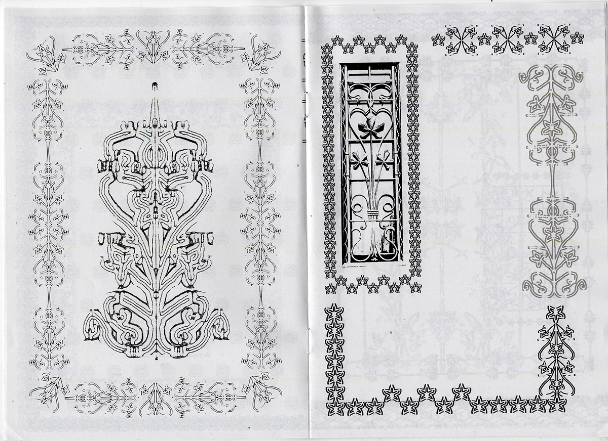 graphic design  graphiste print edition Layout architecture ferronnerie ornement
