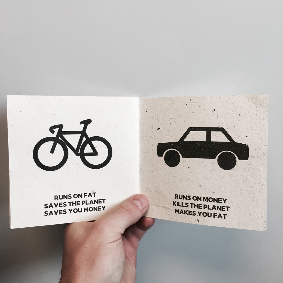 art poster Bike earth swiss minimal grant willbanks pollution social cause