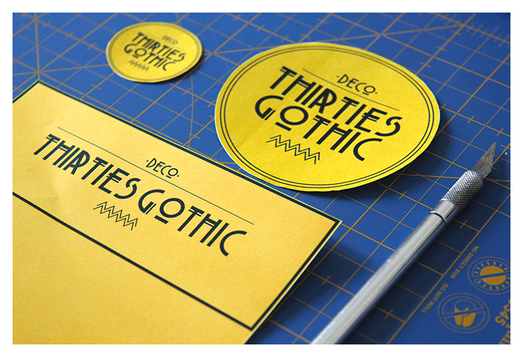 modular design type Typeface tipografia disseny diseño artdeco ThiertiesGothic gothic screenprint Serigraphy