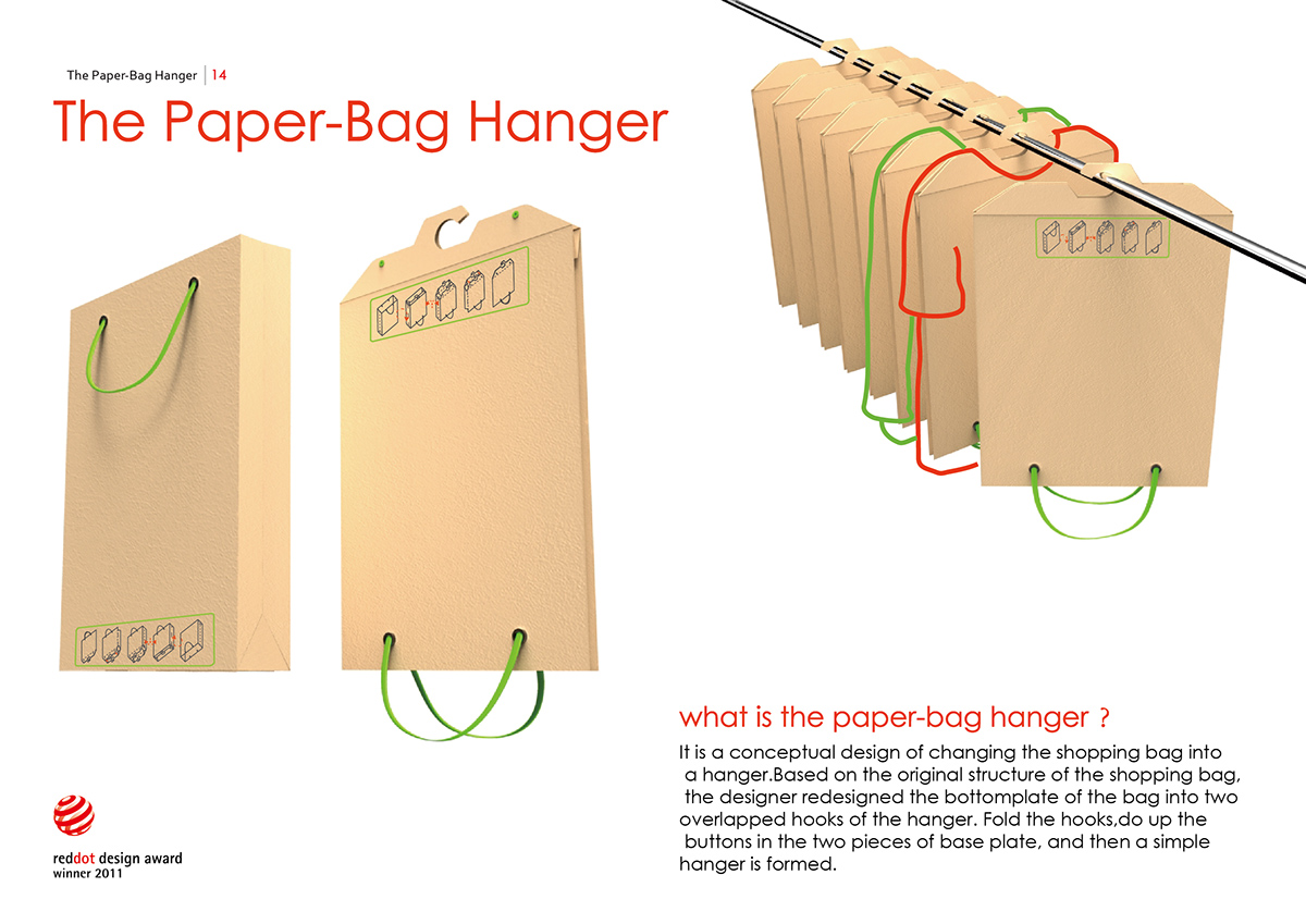 eco-friendly  cycle hanger  paper
