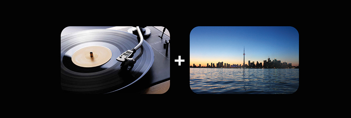 brand graphic design  identity logo music play music sub-brand Canada Toronto