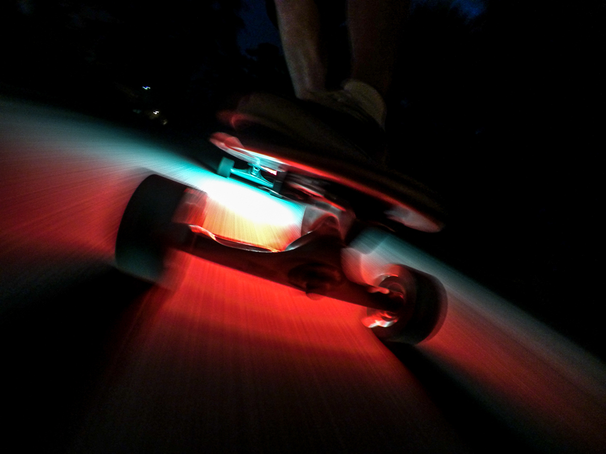 night photography action photography skateboarding Skating