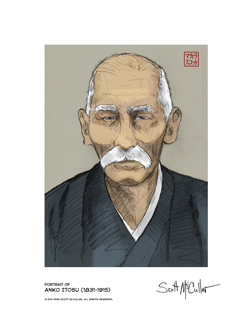 portrait karate Okinawa Anko Itosu Scott McCullar Budo