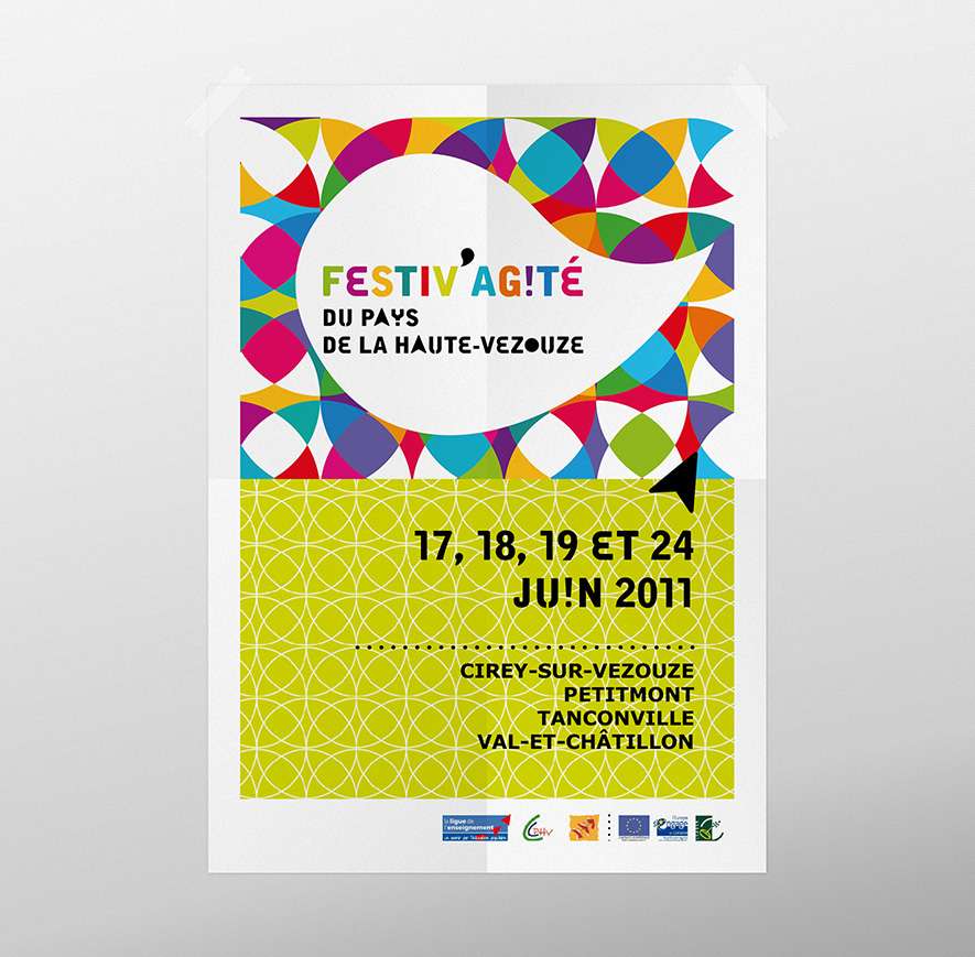 poster flyer festival art culture Culturel Identity Design visual identity