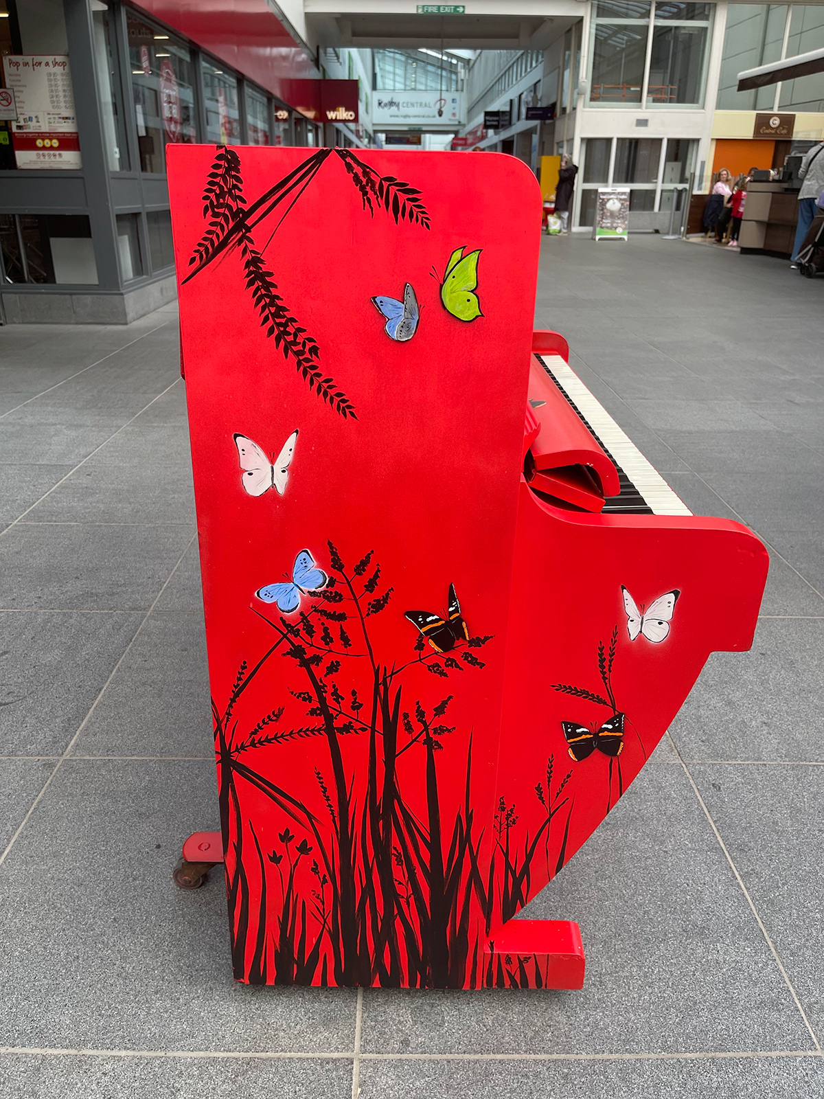 butterflies butterfly custom design interiordesign Musical Instrument Musical Instruments Piano pianoforte Project