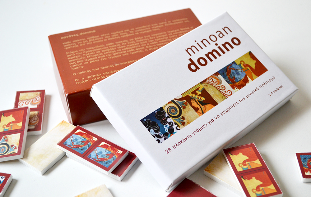 domino board game Crete minoan Packaging