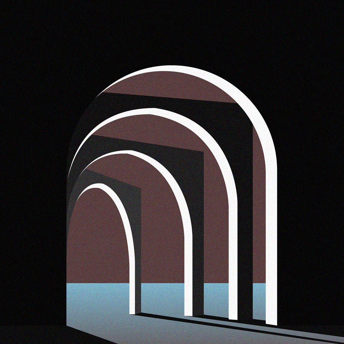 album art cover ILLUSTRATION  3D arch Digital Art 