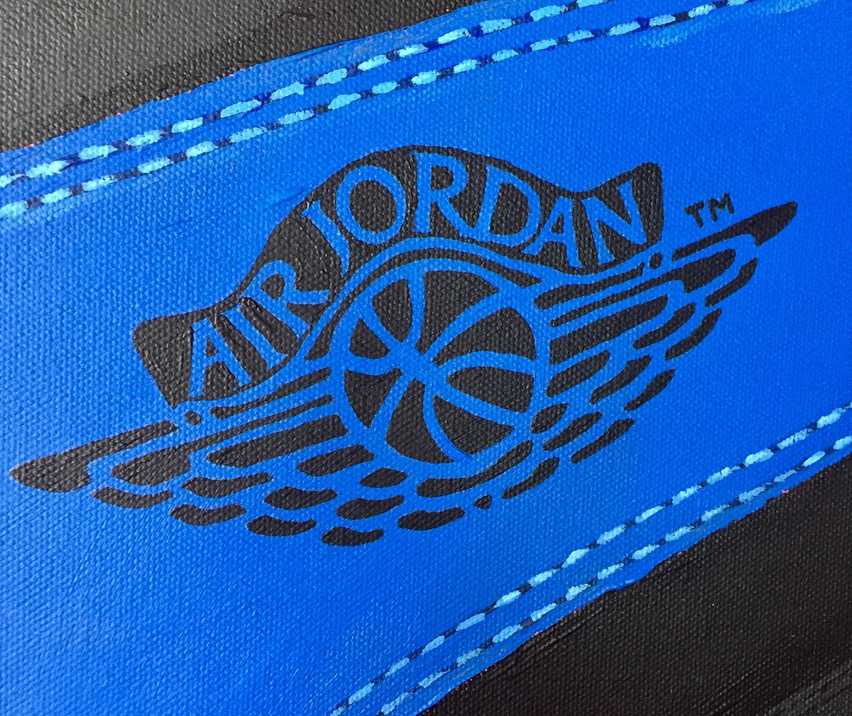 painting   shoe jordan acrylic hype