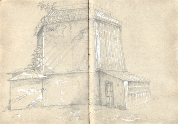weeping greenhouse sketchbook
