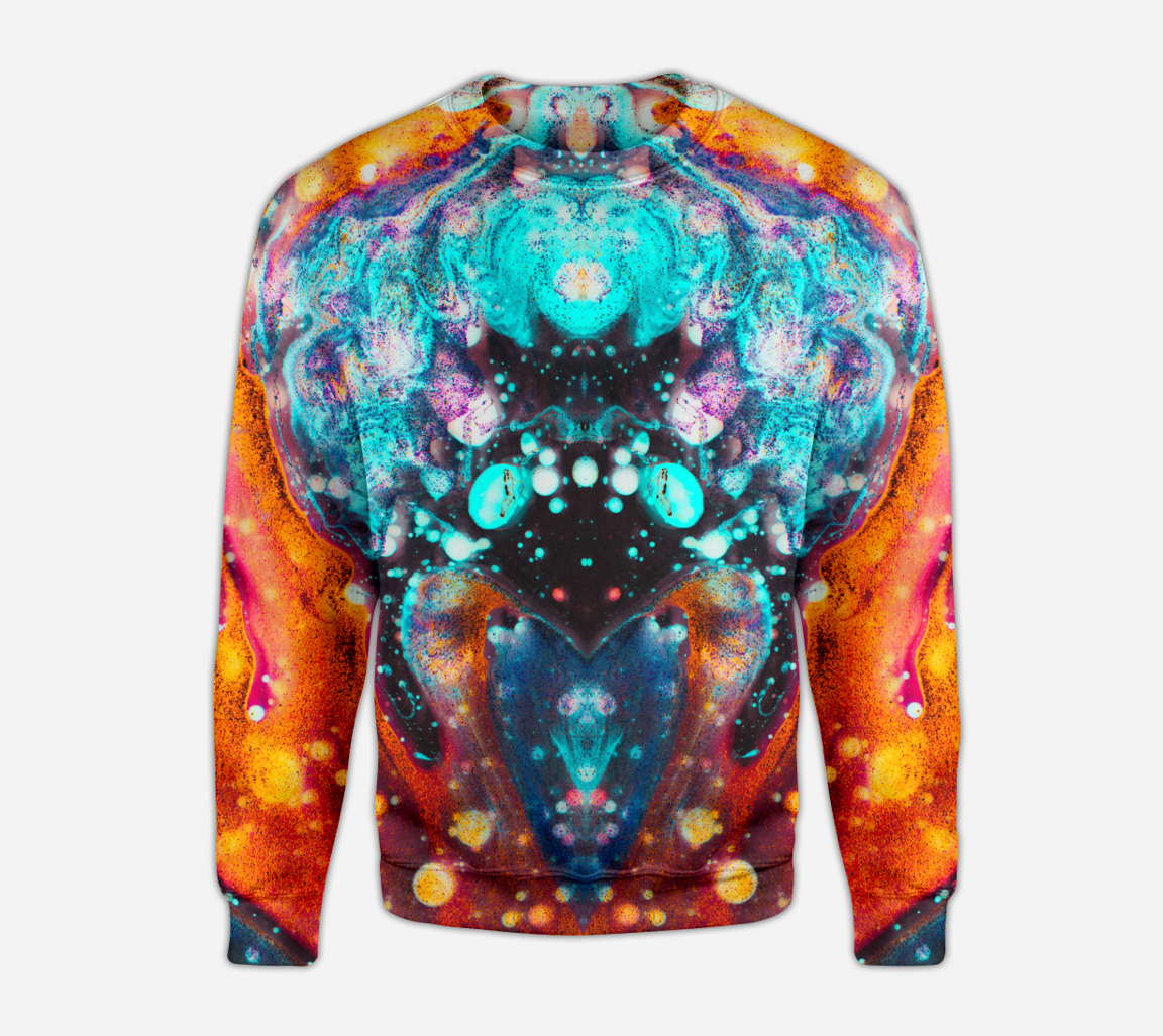 Adobe Portfolio Clothing hoodie jacket graphic texture paint psychedelic design pattern