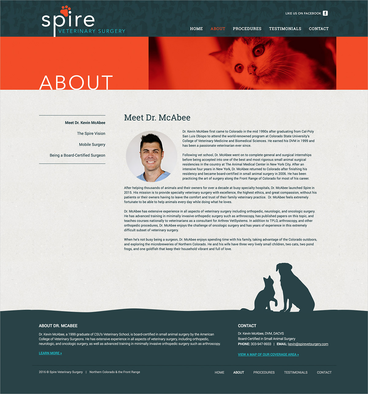 Website Design adobe muse website Veterinary Website veterinary logo spire veterinary animal website design