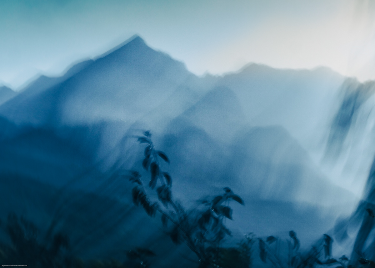 mountains Landscape Nature alps Fall ICM Photography  expressionistic