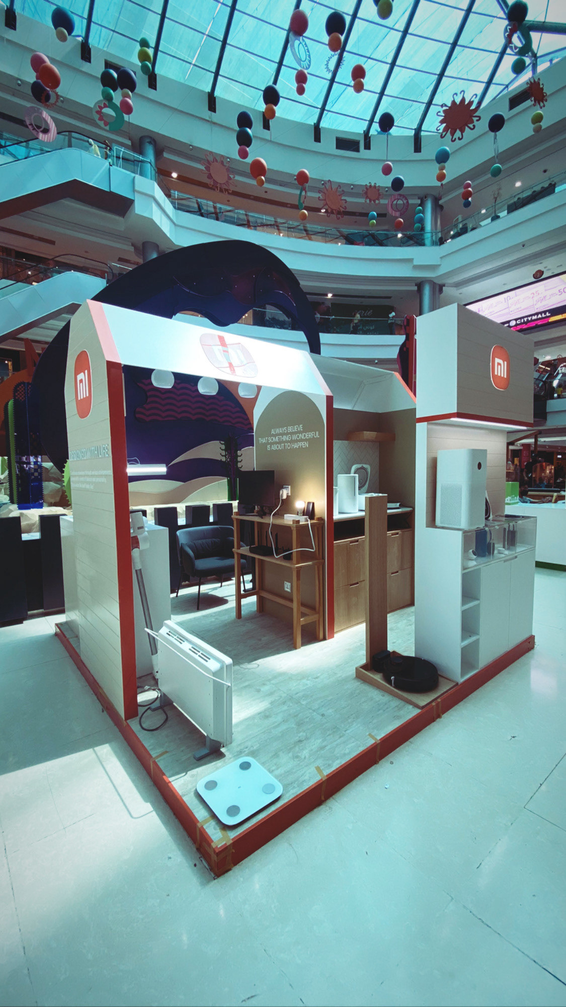 booth Electronics Smart setup Exhibition  mall