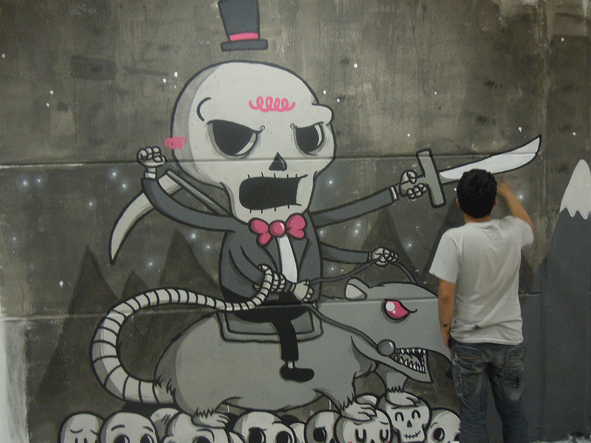 arty and chikle  arty&chikle  graffiti mexico arte urbano mexico